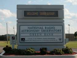 Welcome message at NRAO Green Bank